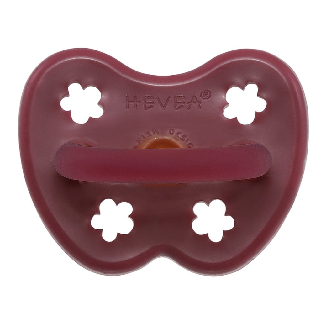 Hevea Pacifier - Ruby Red Hevea Pacifier - Ruby Red 