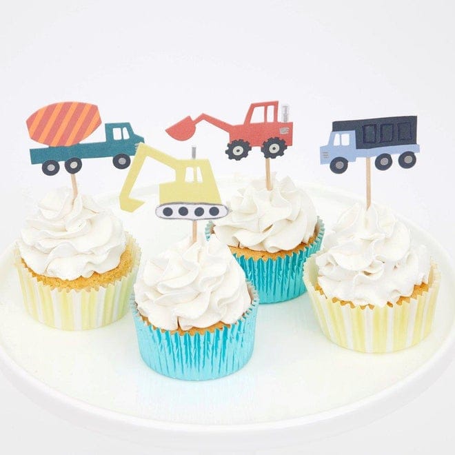 Meri Meri Construction Cupcake Kit (set of 24 toppers) Meri Meri Construction Cupcake Kit (set of 24 toppers) 