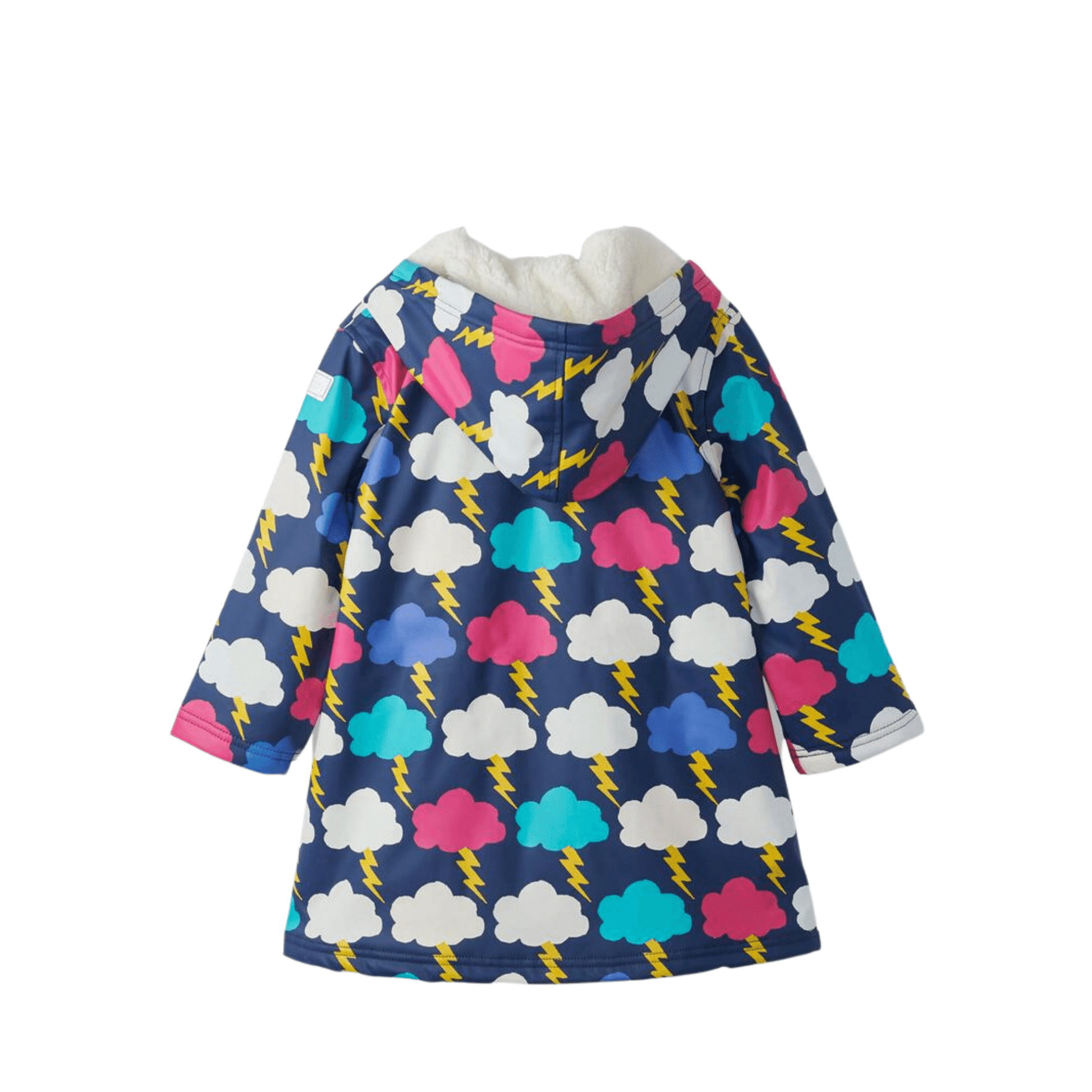 Hatley Lightning Clouds Sherpa Lined Colour Changing Splash Jacket Hatley Lightning Clouds Sherpa Lined Colour Changing Splash Jacket 