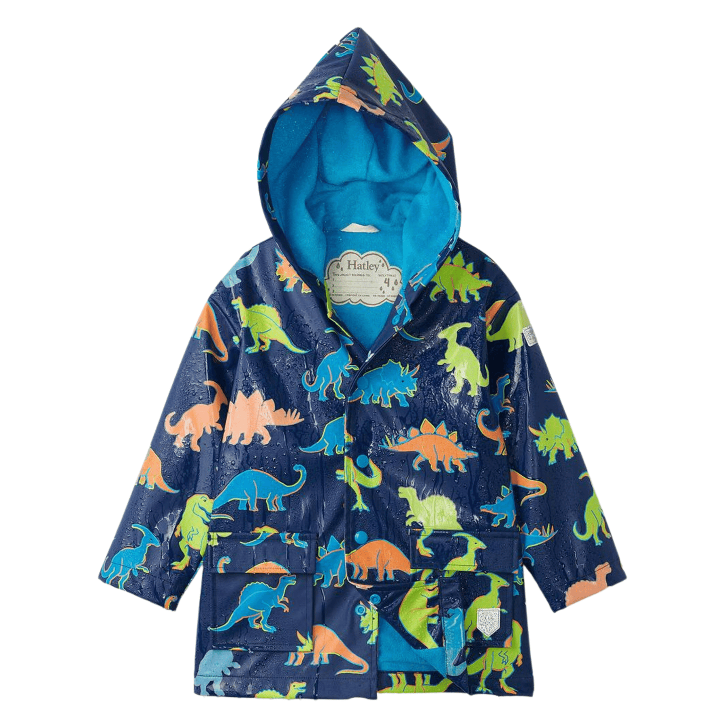 Hatley Linework Dinos Colour Changing Raincoat Hatley Linework Dinos Colour Changing Raincoat 