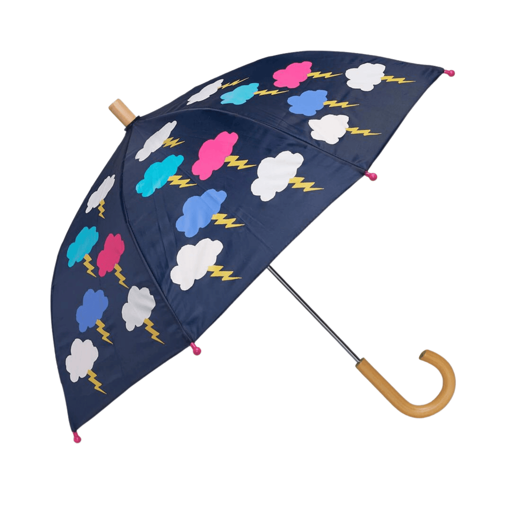 Hatley Lightning Clouds Colour Changing Umbrella Hatley Lightning Clouds Colour Changing Umbrella 