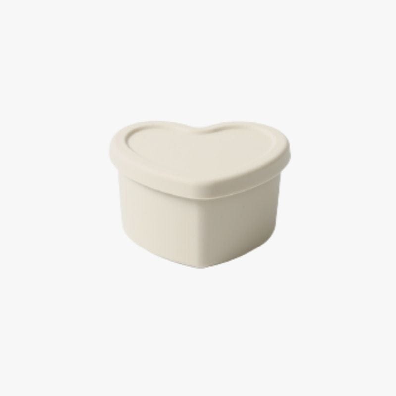 Loveat Heart Silicone Container 250ml Almond Milk 