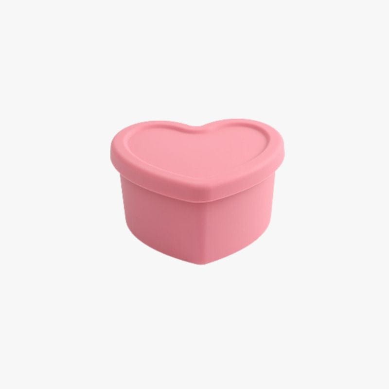 Loveat Heart Silicone Container 250ml Rose 