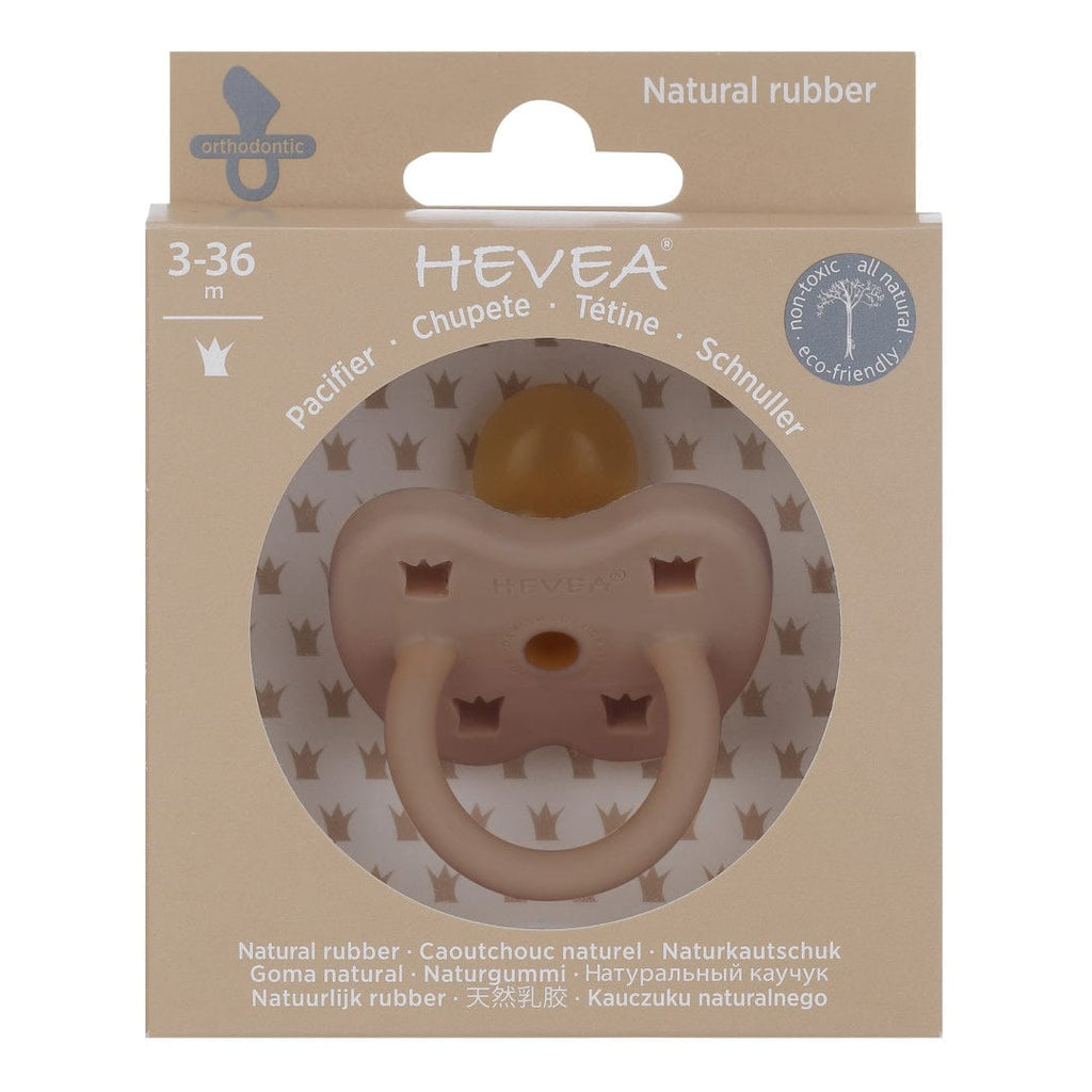 Hevea Pacifier -  Fudge (Orthodontic, 3-36 months) Hevea Pacifier -  Fudge (Orthodontic, 3-36 months) 