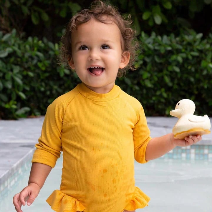 Hevea Squeeze'n'splash Rubber Duck Bath Toy Hevea Squeeze'n'splash Rubber Duck Bath Toy 