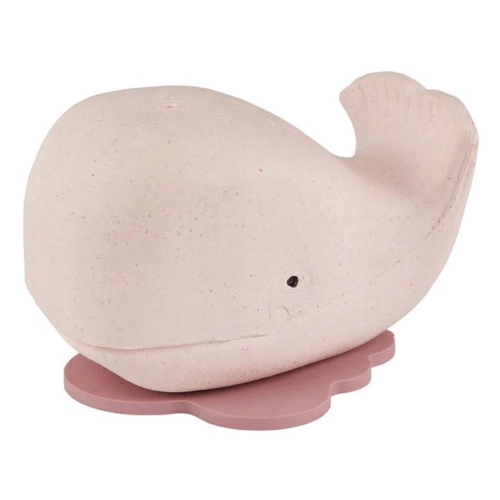 Hevea Squeeze'n'splash Whale Bath Toy Champagne Pink HE-BT-UP-Whale-CP
