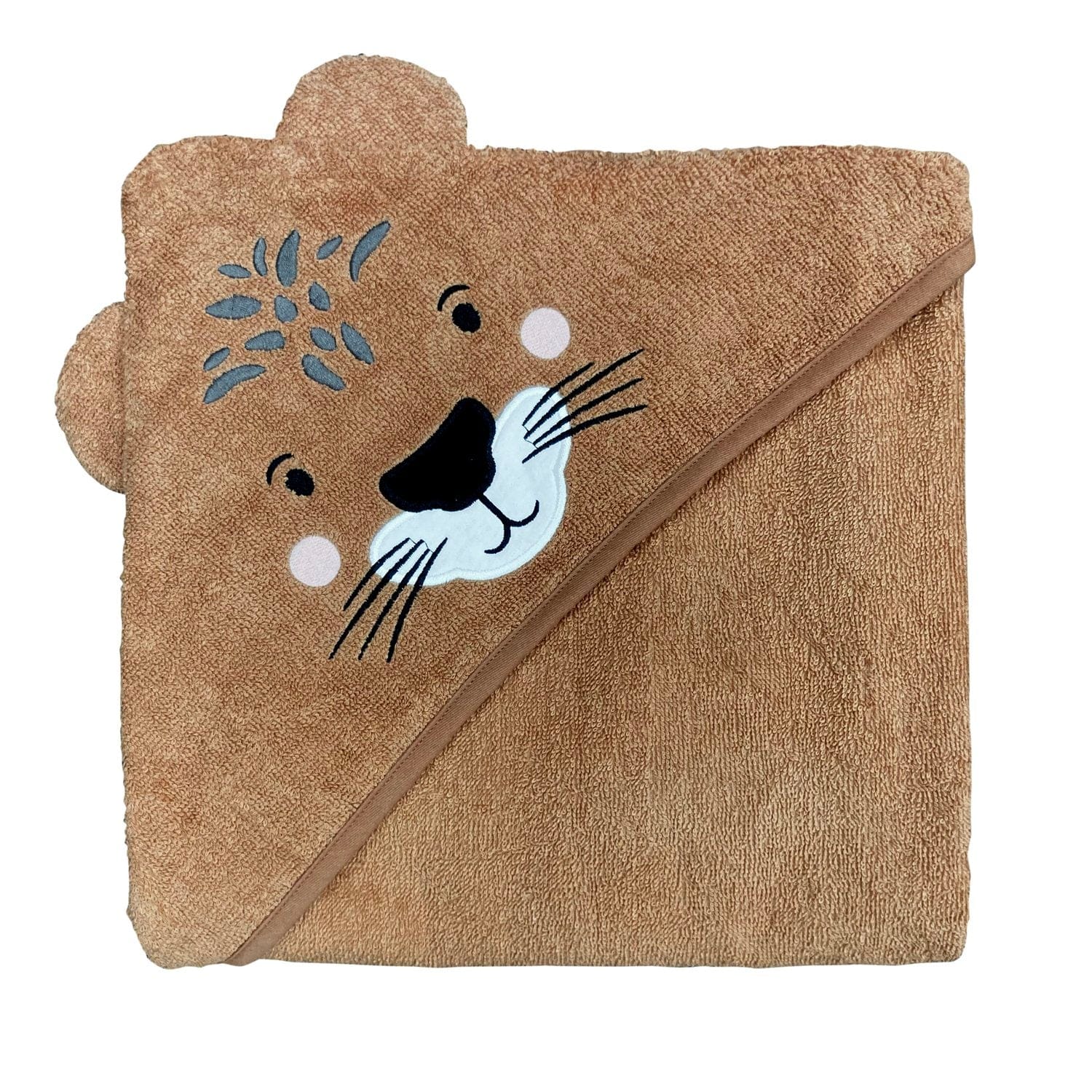 Mister Fly Baby Hooded Cotton Towel Cheetah MFLY513