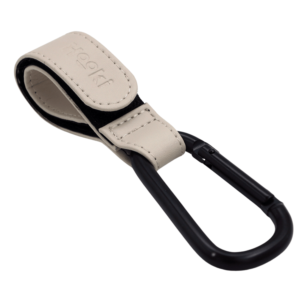 Hooki Duo Pram Clip Hook, Set of 2 Ivory HOOKI-1