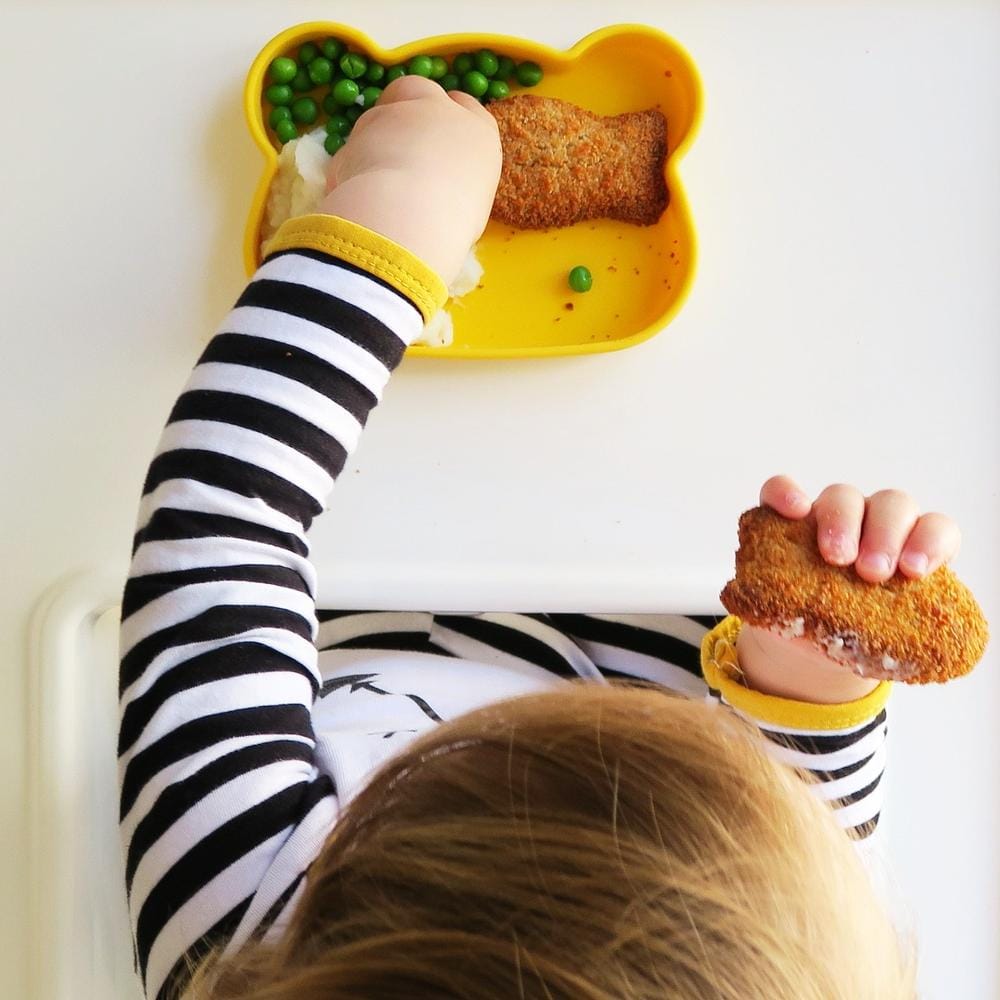 We Might Be Tiny Bear Silicone Bowl and Plate Snackie We Might Be Tiny Bear Silicone Bowl and Plate Snackie 