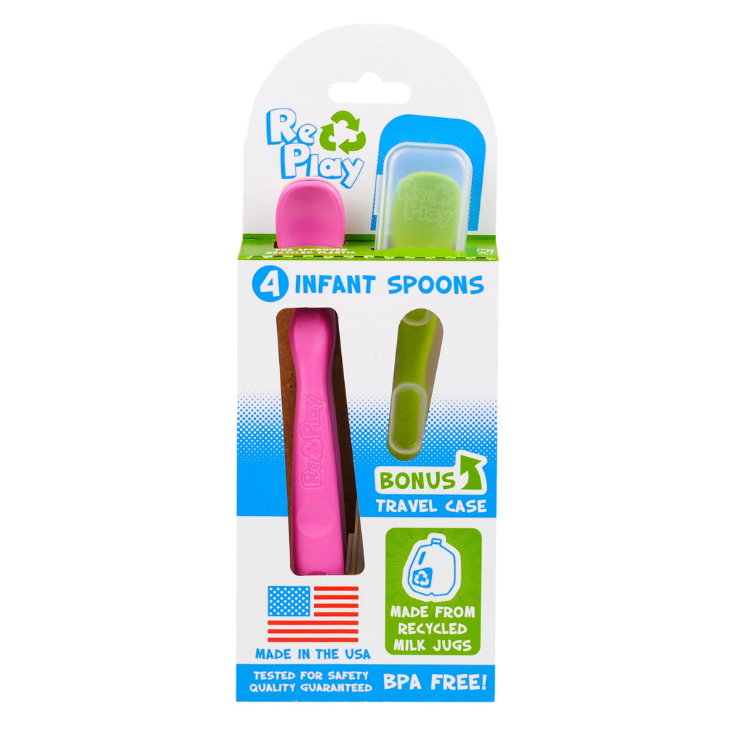Re-Play Infant Spoons 4 Pack Re-Play Infant Spoons 4 Pack 
