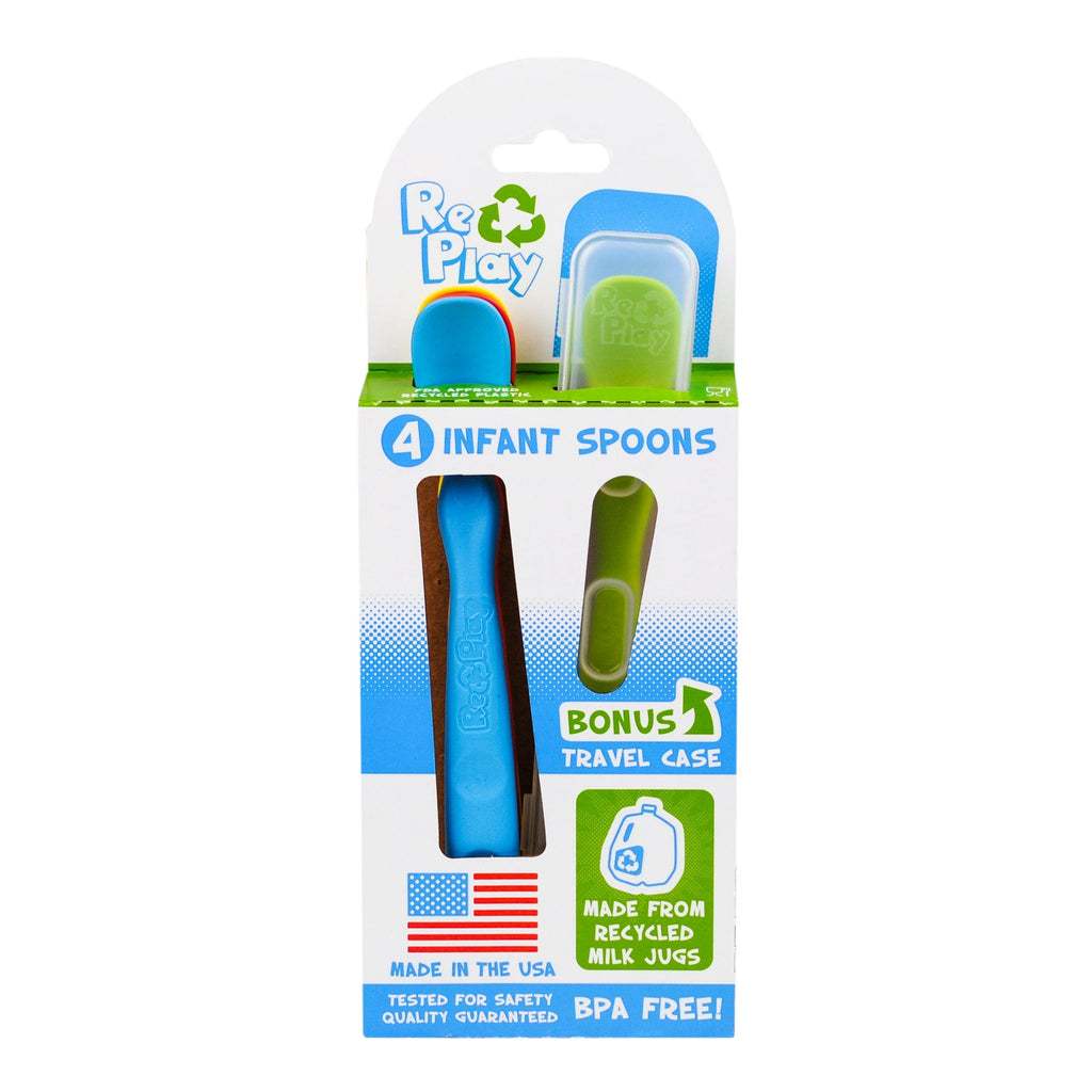 Re-Play Infant Spoons 4 Pack Re-Play Infant Spoons 4 Pack 
