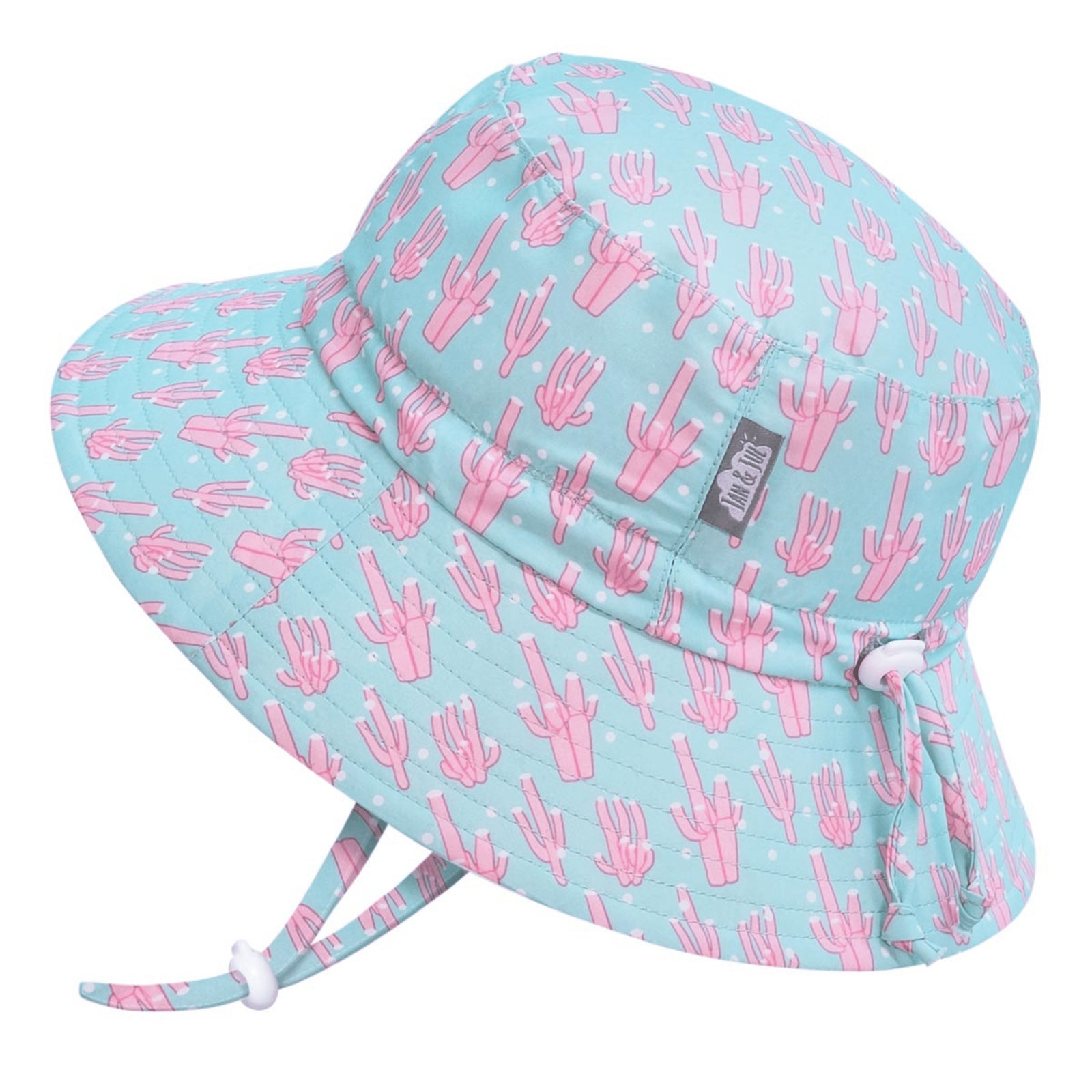 Jan & Jul Kids Gro-With-Me® Aqua-Dry Bucket UPF 50+ Sun Hats Coral / XL (5-12Y) HAD0-COR-XL