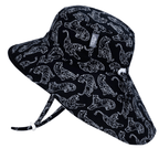 Jan & Jul Kids Gro-With-Me® Cotton Adventure UPF 50+ Sun Hats Tiger / XL (5-12Y) HCA0-TIG-XL