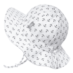 Jan & Jul Kids Gro-With-Me® Cotton Floppy UPF 50+ Sun Hats Anchor / XL (5-12Y) HCF0-ANC-XL