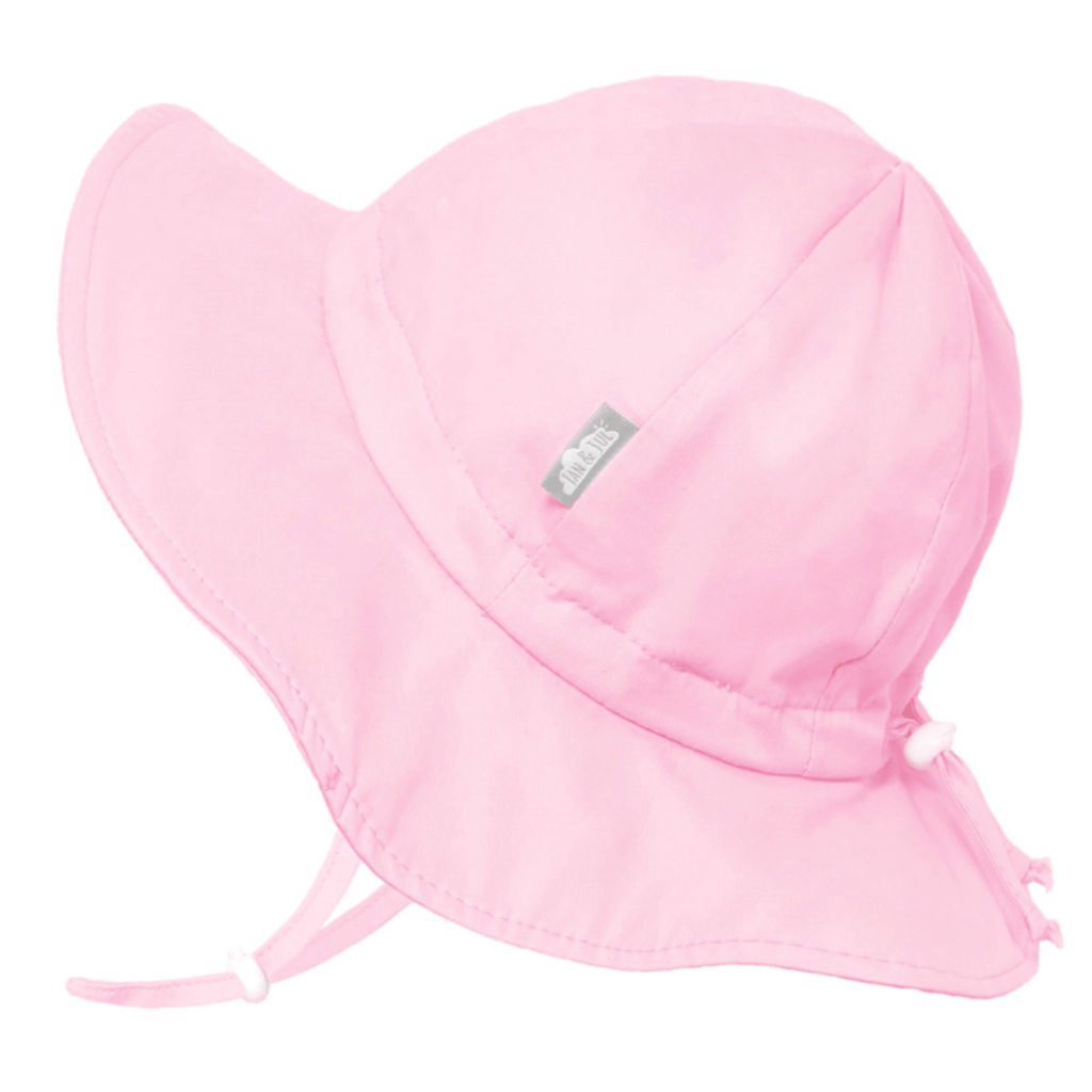 Jan & Jul Kids Gro-With-Me® Cotton Floppy UPF 50+ Sun Hats Pink / XL (5-12Y) HCF0-PNK-XL