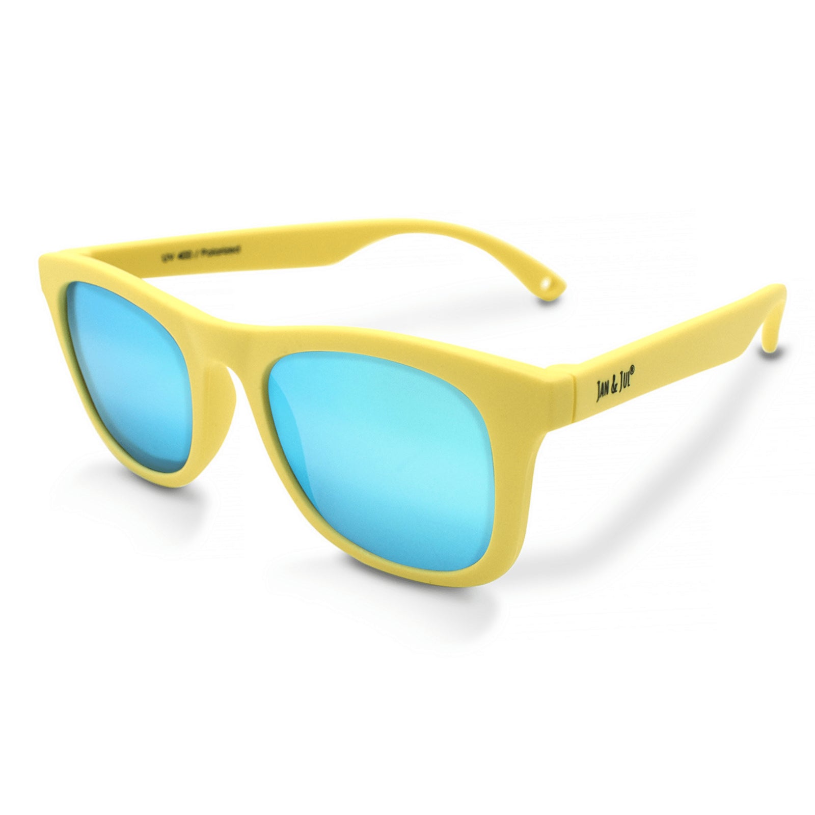 Jan & Jul Kids Polarised Unbreakable Mirrored Aurora Urban Xplorer Sunglasses Lemonade / M (2Y-6Y) JJ-GUA-LEM-M