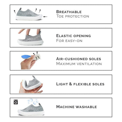 Jan & Jul Xplorer Knit Me-Put-On Sneaker Shoe Jan & Jul Xplorer Knit Me-Put-On Sneaker Shoe 