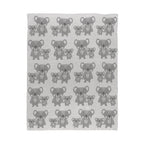 Mister Fly Keepsake Koala Mum and Baby Cotton Knitted Baby Blanket Mister Fly Keepsake Koala Mum and Baby Cotton Knitted Baby Blanket 
