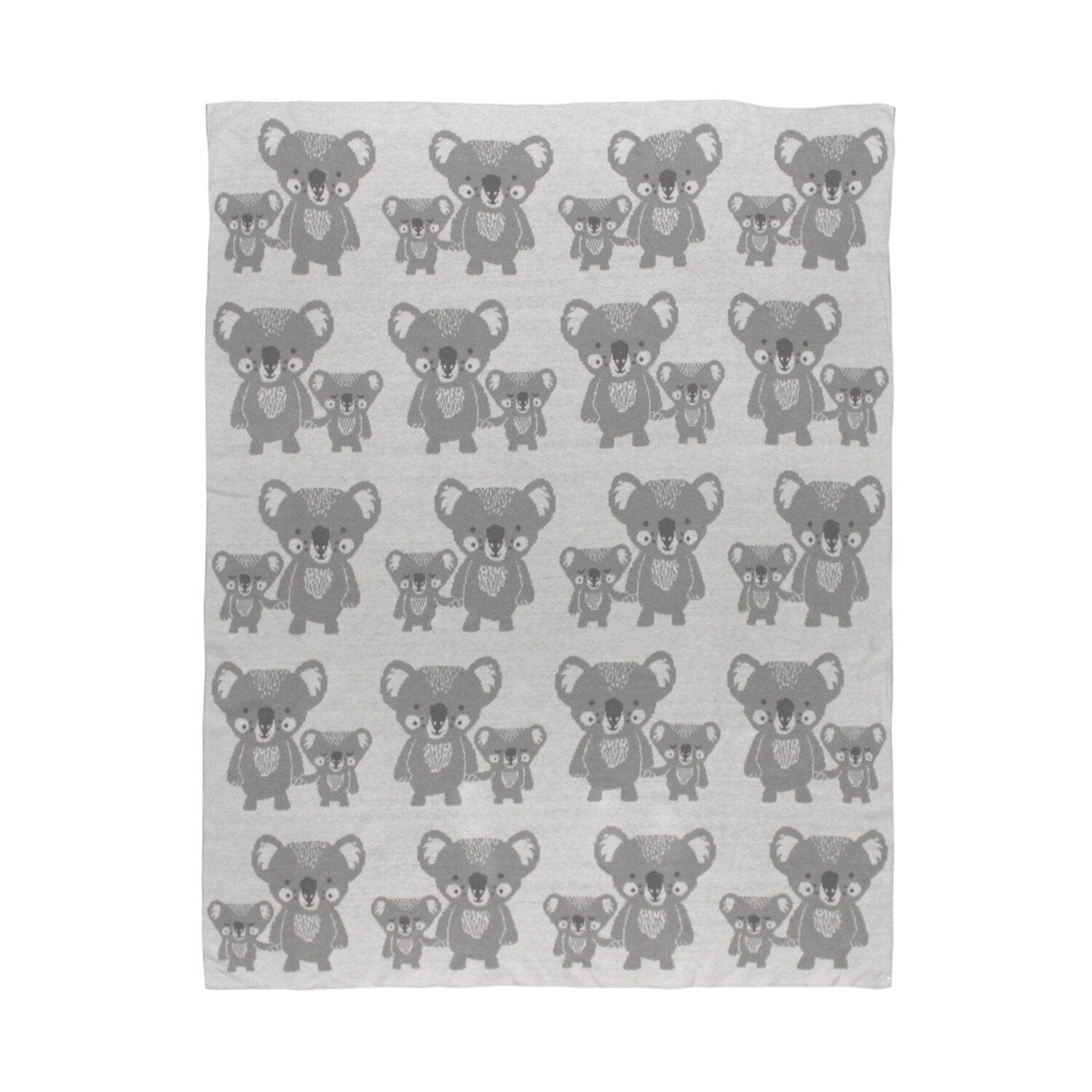 Mister Fly Keepsake Koala Mum and Baby Cotton Knitted Baby Blanket Mister Fly Keepsake Koala Mum and Baby Cotton Knitted Baby Blanket 