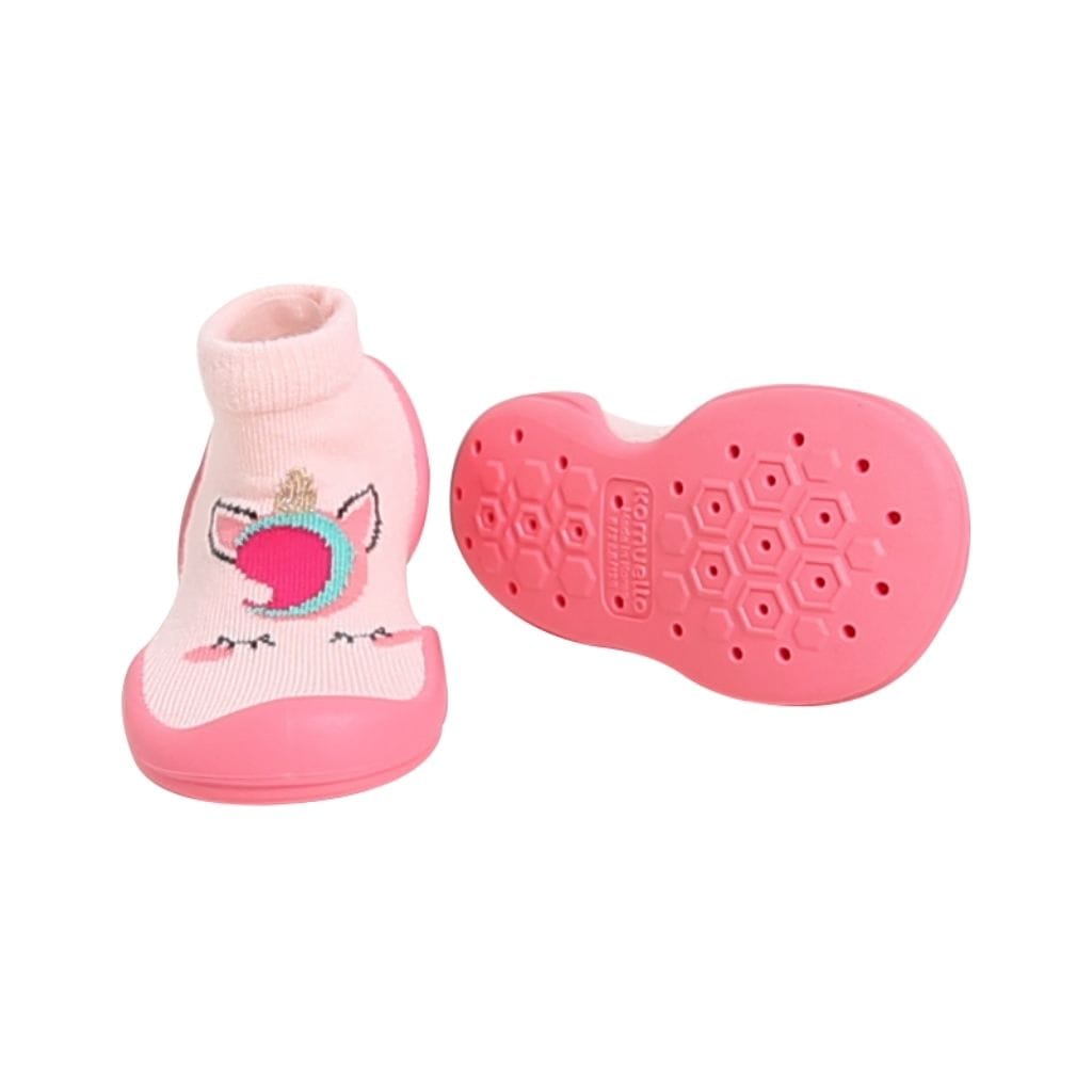 Komuello Unicorn Baby Rubber Sole Sock Shoes Komuello Unicorn Baby Rubber Sole Sock Shoes 