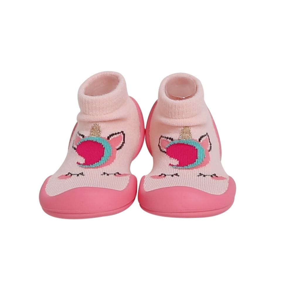 Komuello Unicorn Baby Rubber Sole Sock Shoes Komuello Unicorn Baby Rubber Sole Sock Shoes 