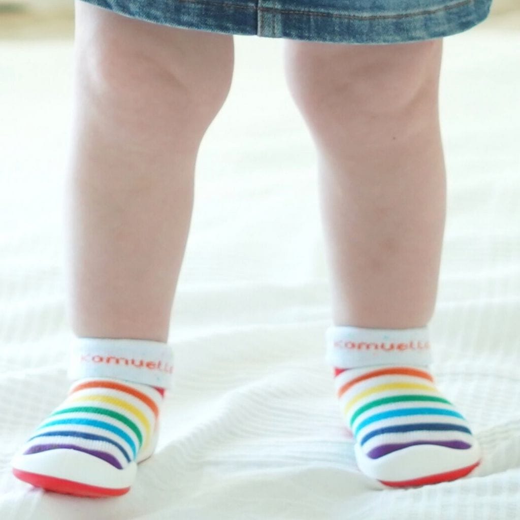 Komuello Xylophone Baby Rubber Sole Sock Shoes Komuello Xylophone Baby Rubber Sole Sock Shoes 