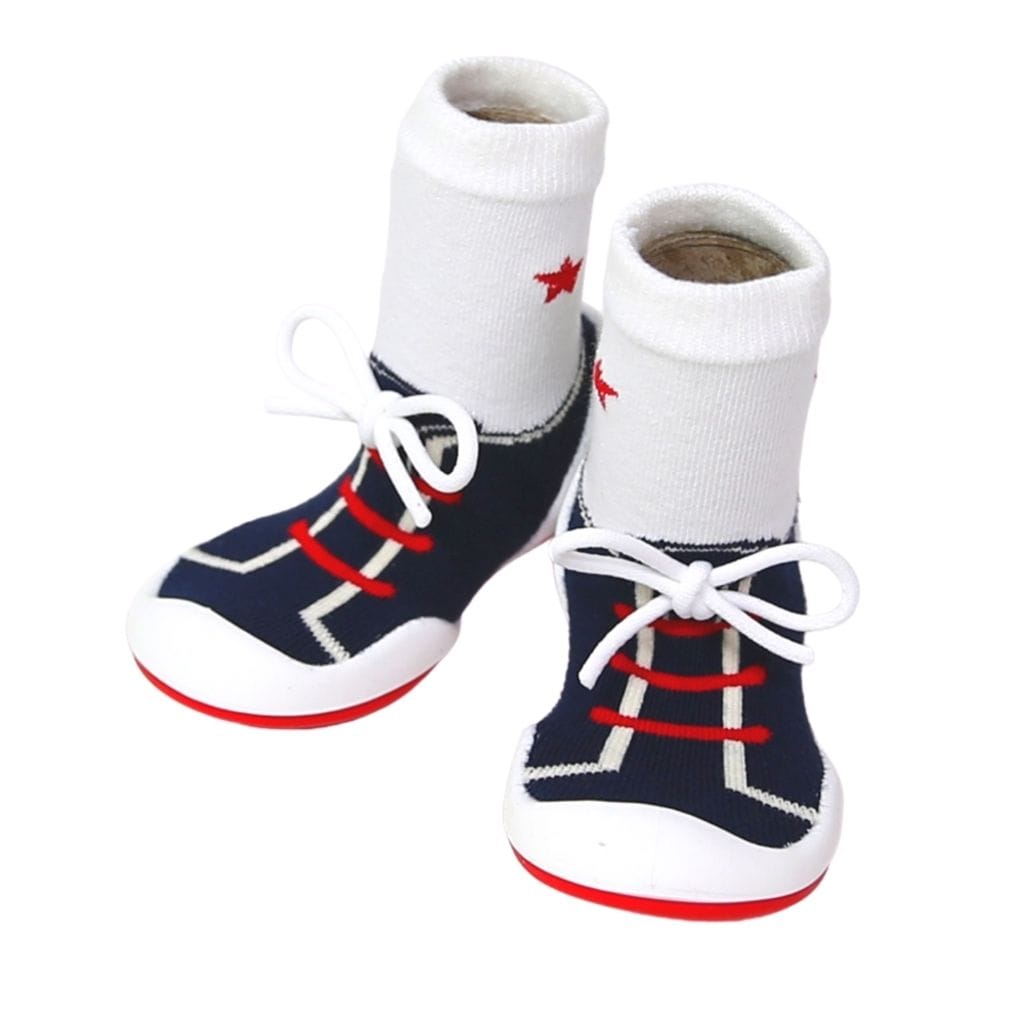 Komuello String Baby Rubber Sole Sock Shoes Black / US 7 (135mm) KO-STRING-BLK-US7