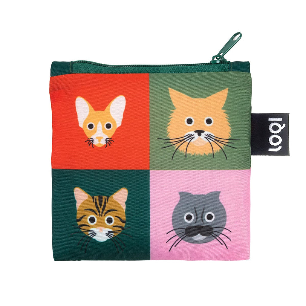 LOQI Stephen Cheetham Cats Reusable Tote Bag LOQI Stephen Cheetham Cats Reusable Tote Bag 