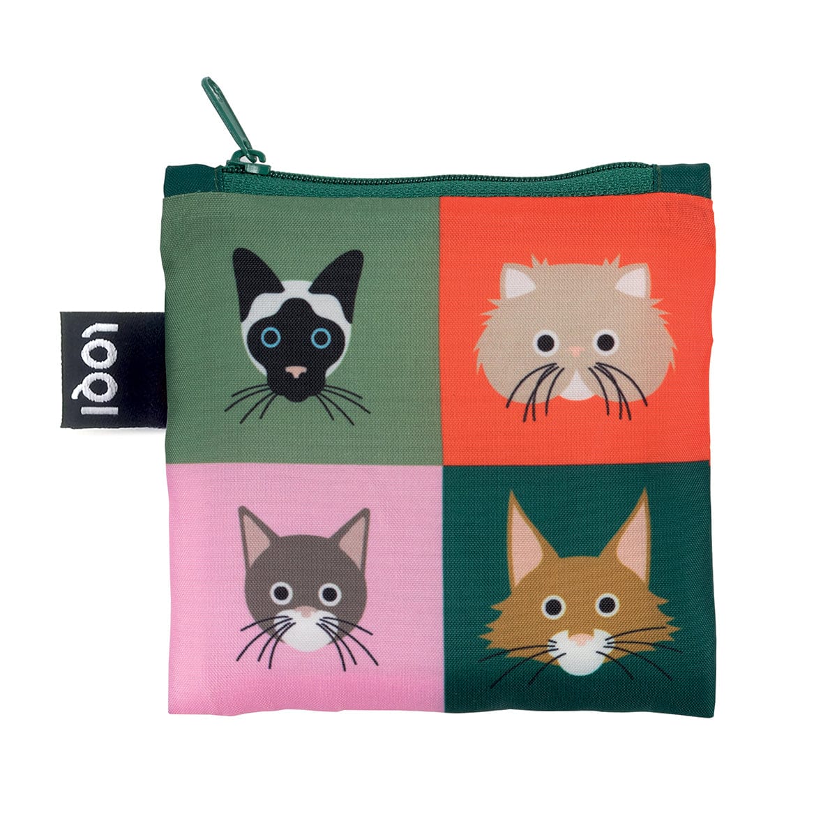 LOQI Stephen Cheetham Cats Reusable Tote Bag LOQI Stephen Cheetham Cats Reusable Tote Bag 
