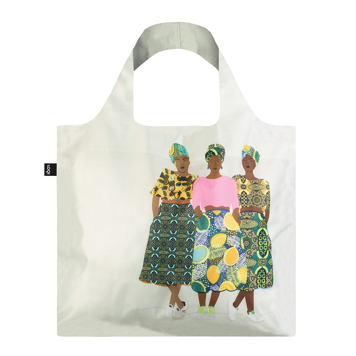LOQI Céleste Wallaert Grlz Band Reusable Tote Bag LOQI Céleste Wallaert Grlz Band Reusable Tote Bag 
