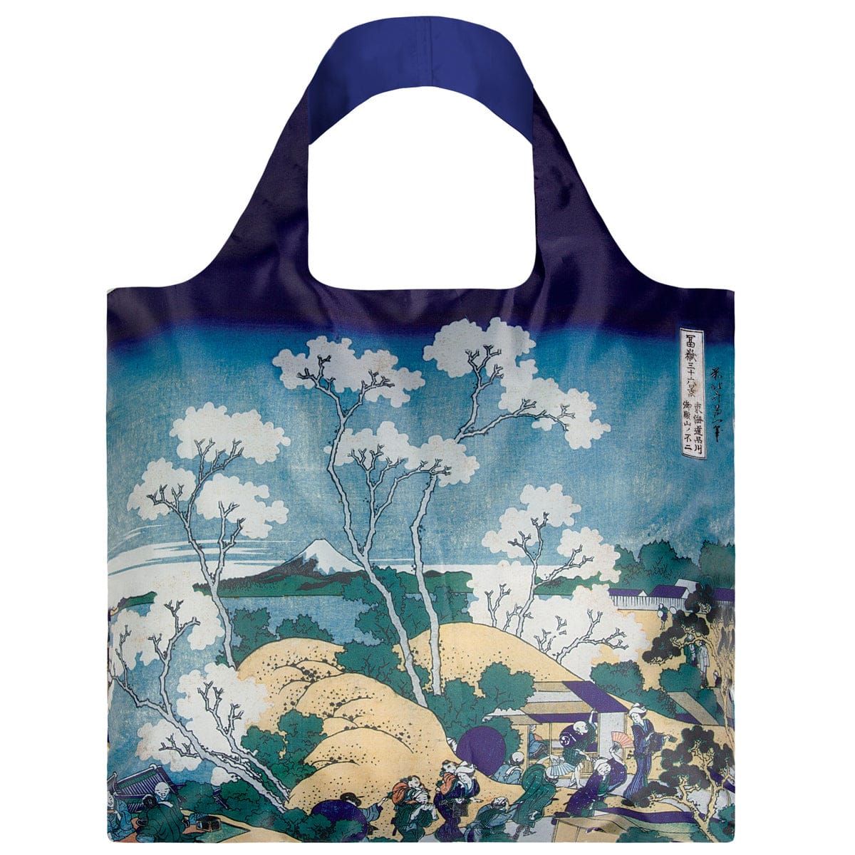 LOQI Fuji from Gotenyama Recycled Bag, 1830-32 Reusable Tote Bag LOQI Fuji from Gotenyama Recycled Bag, 1830-32 Reusable Tote Bag 