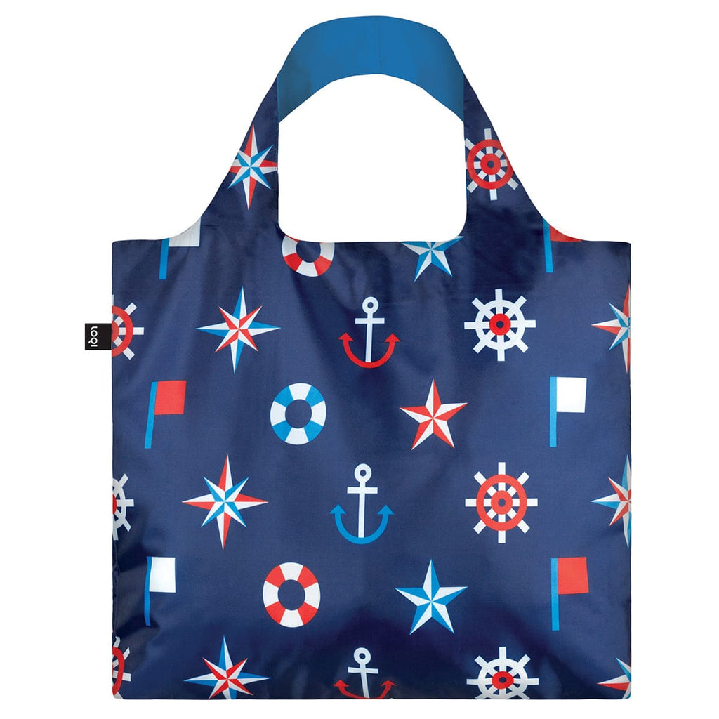LOQI Nautical Reusable Tote Bag LOQI Nautical Reusable Tote Bag 