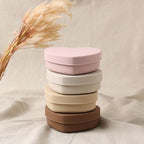 LOVEAT Heart Silicone Lunchbox 450ml LOVEAT Heart Silicone Lunchbox 450ml 