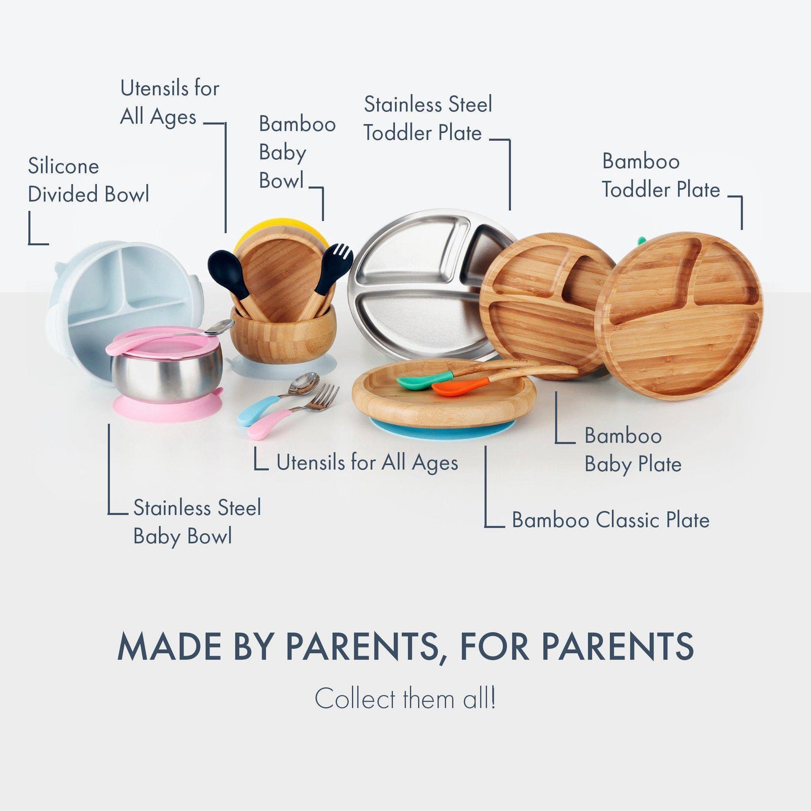 Avanchy Bamboo Suction Baby Bowl + Spoon Avanchy Bamboo Suction Baby Bowl + Spoon 