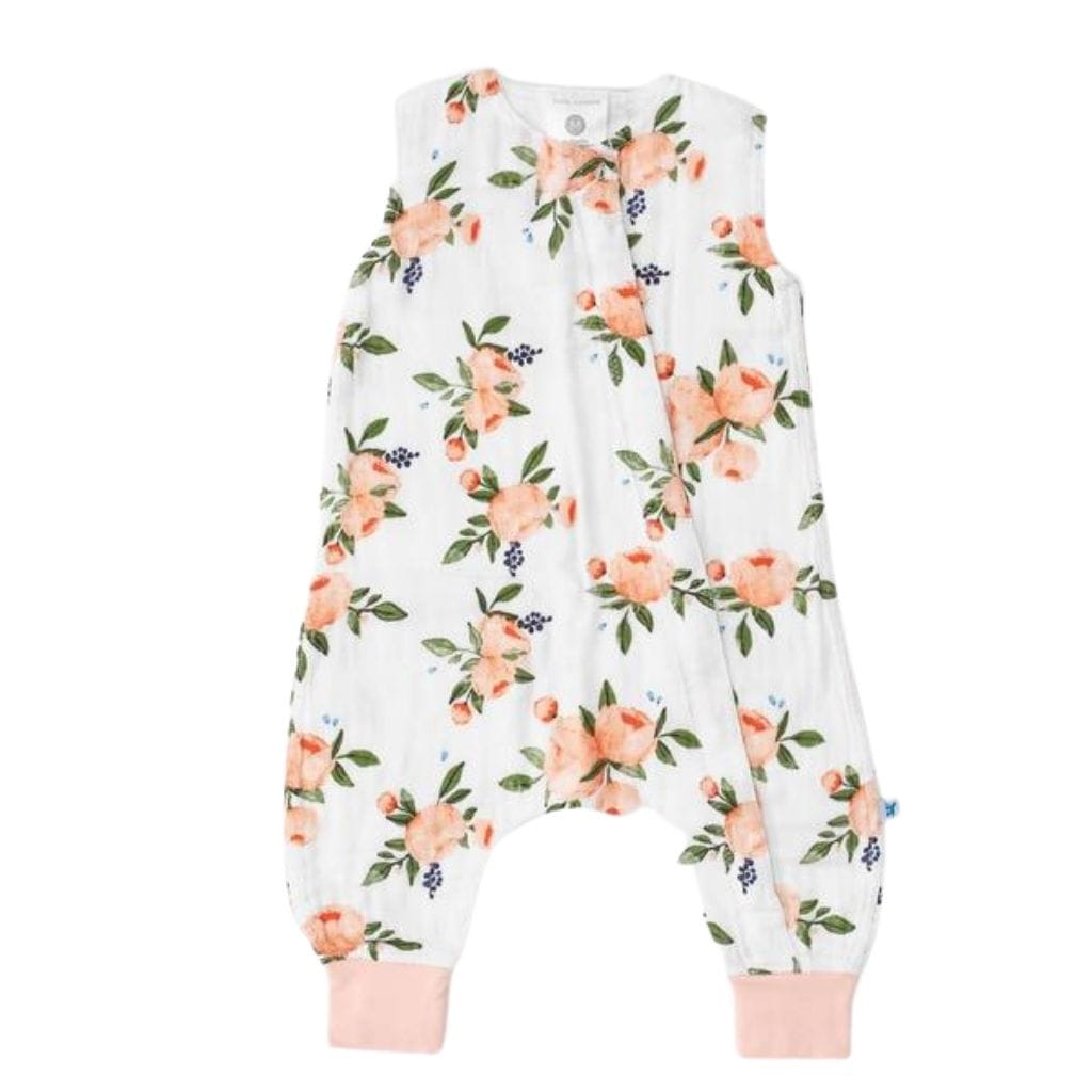 Little Unicorn Cotton Muslin Romper - Watercolor Roses Little Unicorn Cotton Muslin Romper - Watercolor Roses 