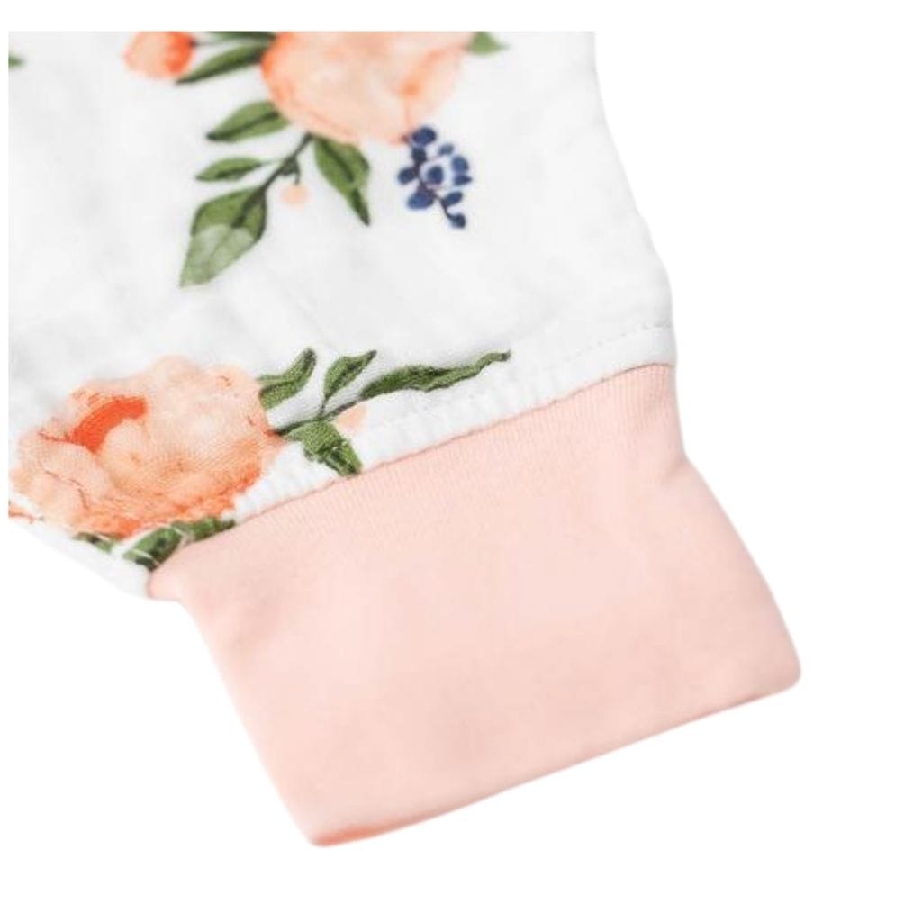 Little Unicorn Cotton Muslin Romper - Watercolor Roses Little Unicorn Cotton Muslin Romper - Watercolor Roses 