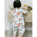 Little Unicorn Cotton Muslin Romper - Watercolor Roses Little Unicorn Cotton Muslin Romper - Watercolor Roses 