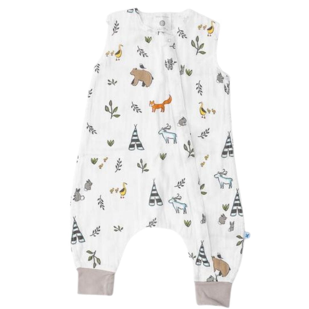 Little Unicorn Cotton Muslin Romper - Forest Friends Little Unicorn Cotton Muslin Romper - Forest Friends 