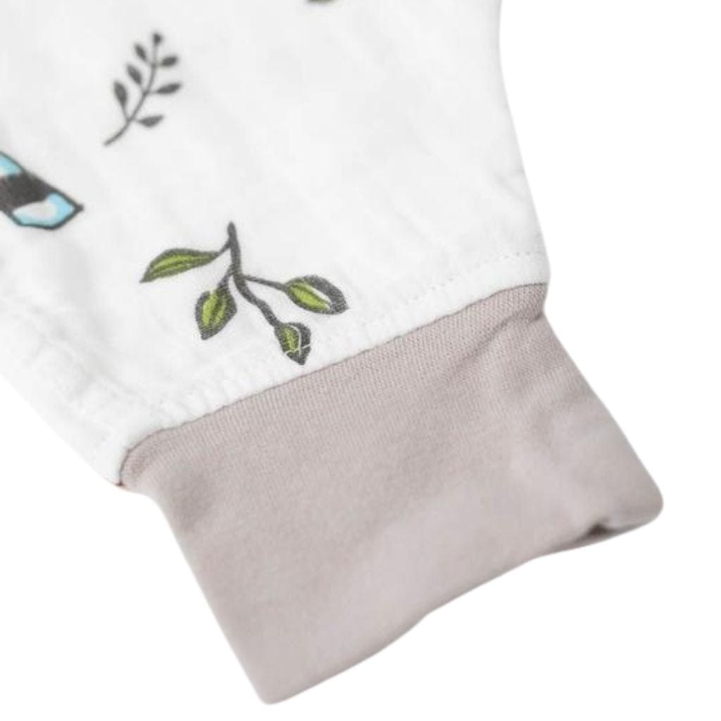 Little Unicorn Cotton Muslin Romper - Forest Friends Little Unicorn Cotton Muslin Romper - Forest Friends 