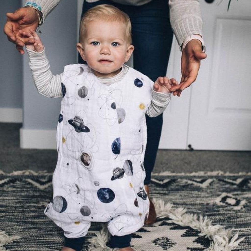 Little Unicorn Cotton Muslin Romper - Planetary Little Unicorn Cotton Muslin Romper - Planetary 