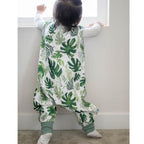 Little Unicorn Cotton Muslin Romper - Tropical Leaf Little Unicorn Cotton Muslin Romper - Tropical Leaf 
