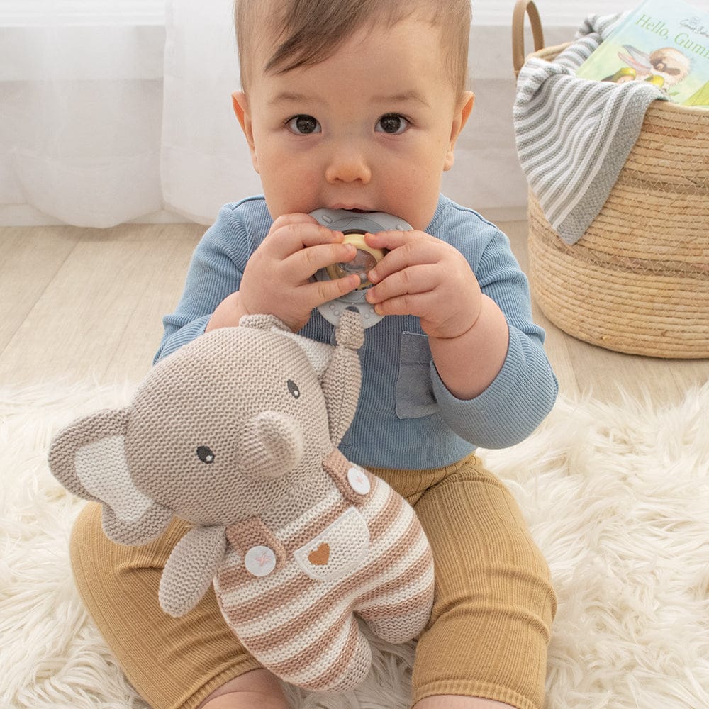 Living Textiles Huggable Elephant Activity Toy Living Textiles Huggable Elephant Activity Toy 