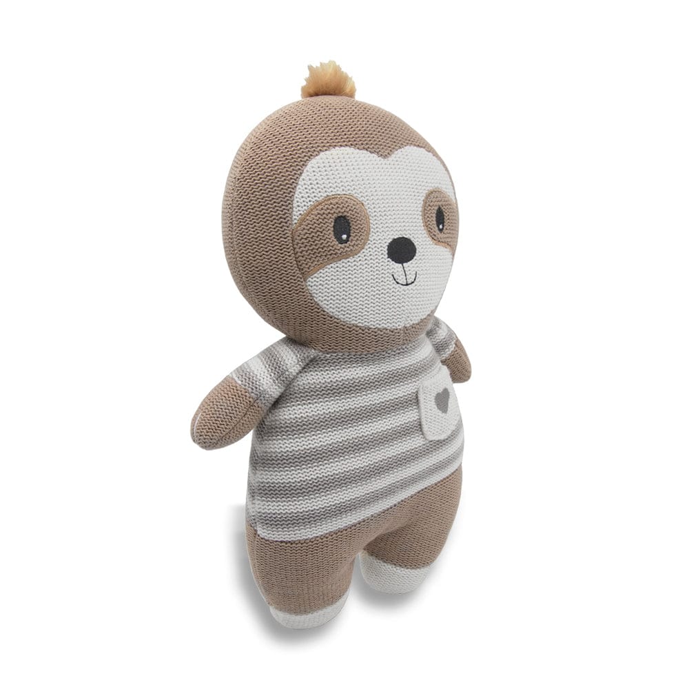 Living Textiles Huggable Knitted Sloth Toy Living Textiles Huggable Knitted Sloth Toy 