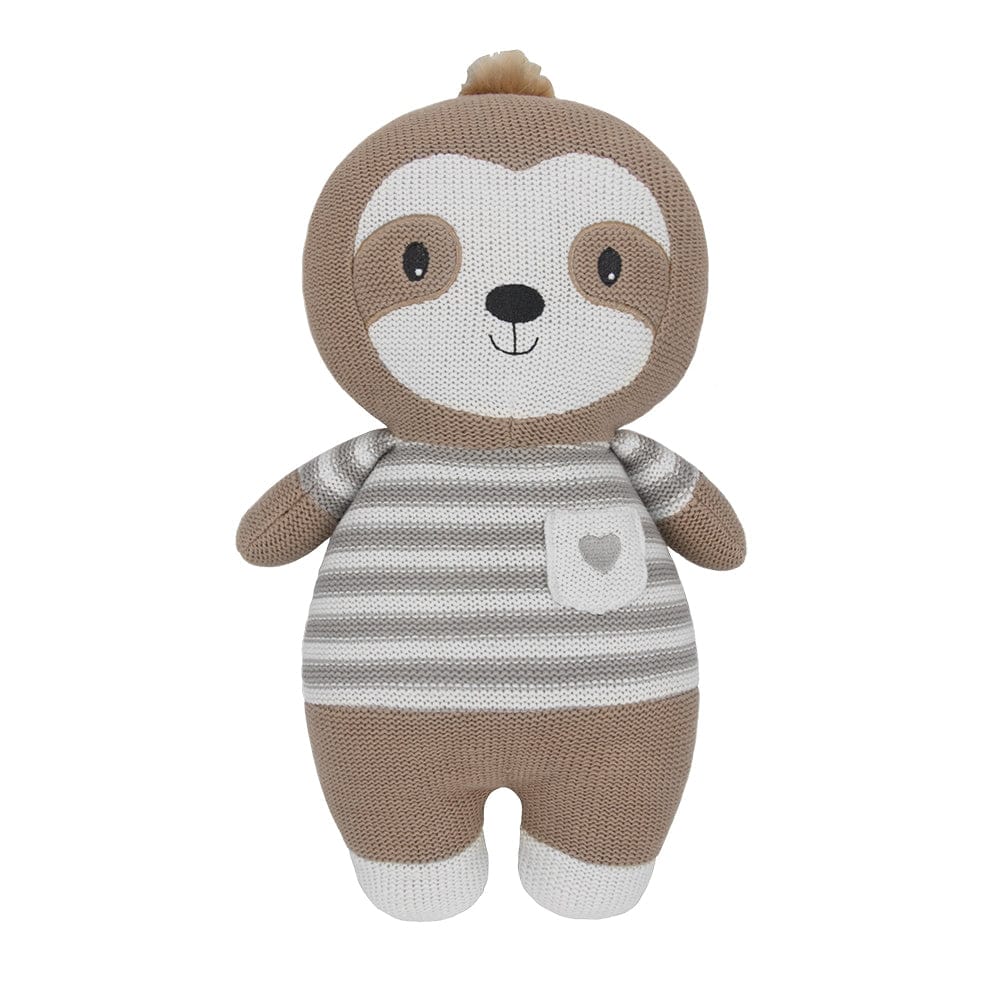 Living Textiles Huggable Knitted Sloth Toy Living Textiles Huggable Knitted Sloth Toy 