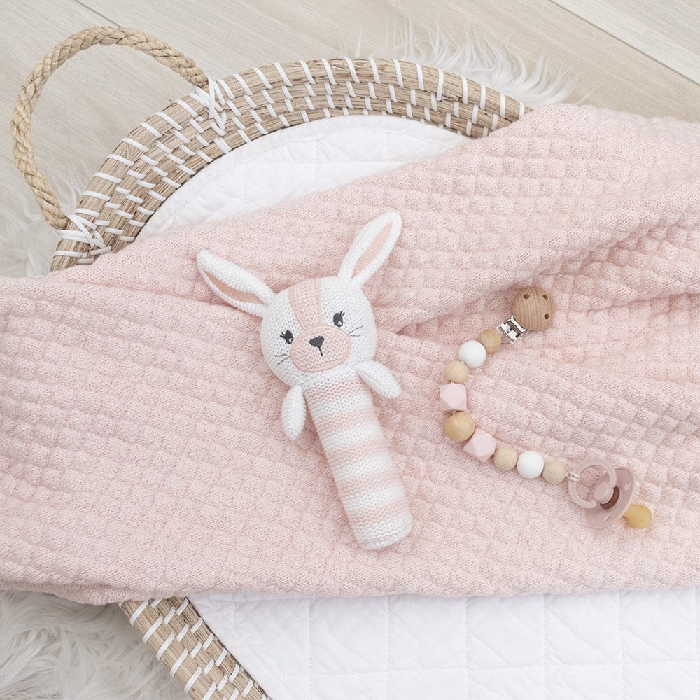 Living Textiles "Squeeze Me" Bunny Squeaker