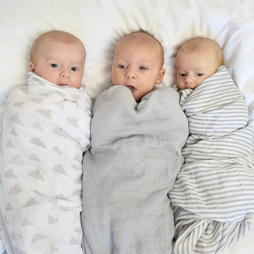 Living Textiles Muslin Swaddle Wraps 3 Pack Living Textiles Muslin Swaddle Wraps 3 Pack 