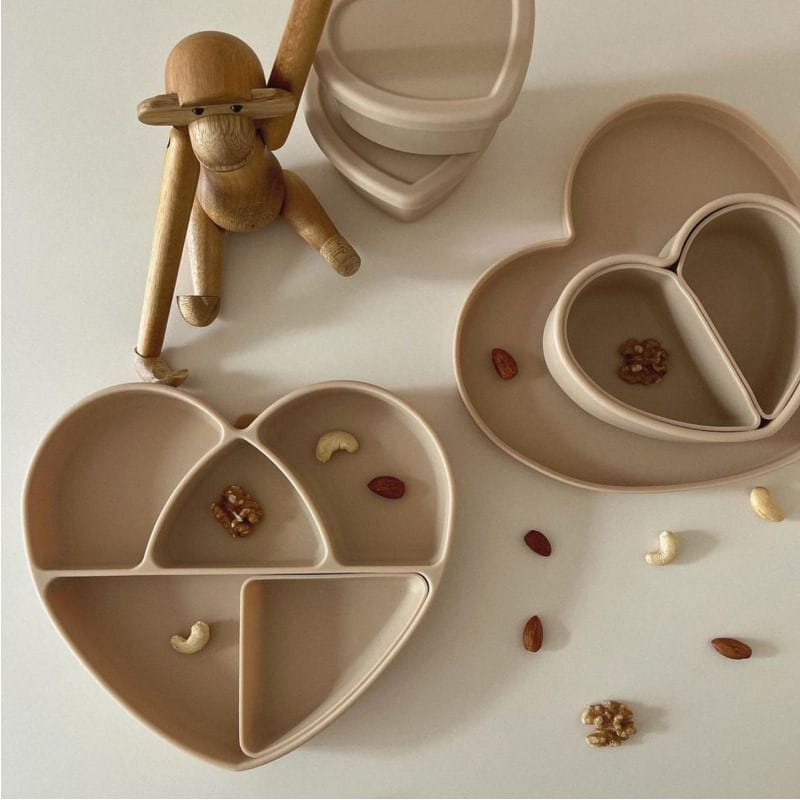 Loveat Heart Silicone Suction Plate + Lid Loveat Heart Silicone Suction Plate + Lid 
