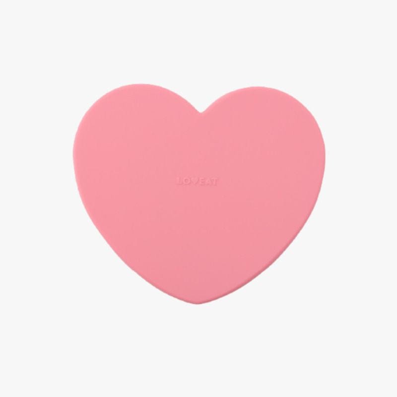 Loveat Heart Silicone Suction Plate + Lid Rose 