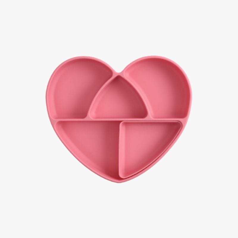 Loveat Heart Silicone Suction Plate + Lid Loveat Heart Silicone Suction Plate + Lid 