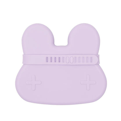 We Might Be Tiny Bunny Silicone Bowl and Plate Snackie Lilac TIBS01
